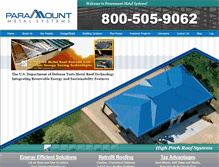 Tablet Screenshot of paramountmetalsystems.com